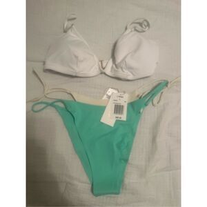 L*Space Helena Top and Itsy Mackena Bikini Bottoms NEW NWT